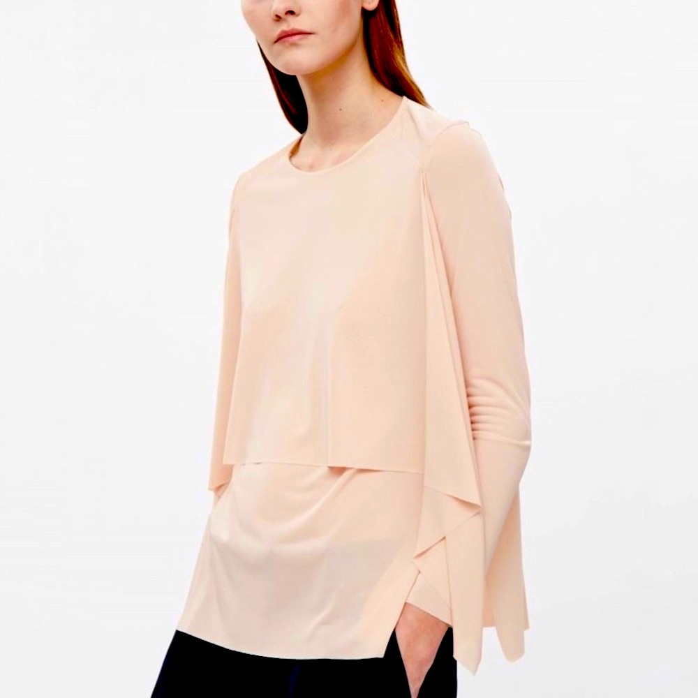 COS Layered Drape Blouse - Picture 3 of 3